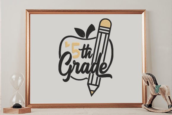 5th Grade Apple Pencil: An Embroidery Design Review