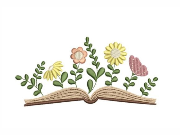 Floral Book Embroidery Design Review for Handmade Gifts