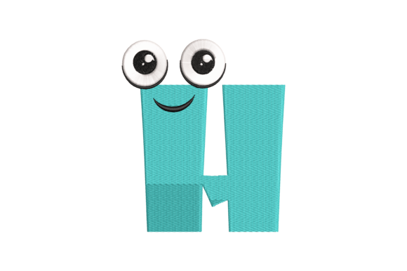 Funny Letter H: A Seasonal Embroidery Pick for Holiday & Back to School