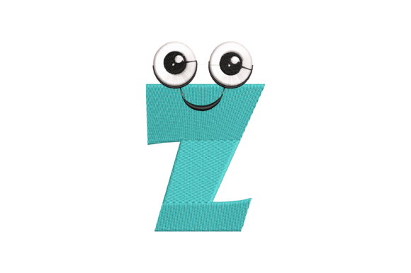 Funny Letter Z: A Charming Embroidery Pick for Personalized Gifts