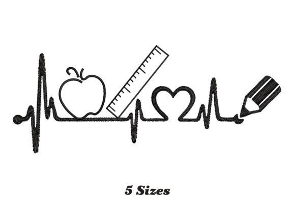Heartbeat School Teacher Kids Embroidery Review