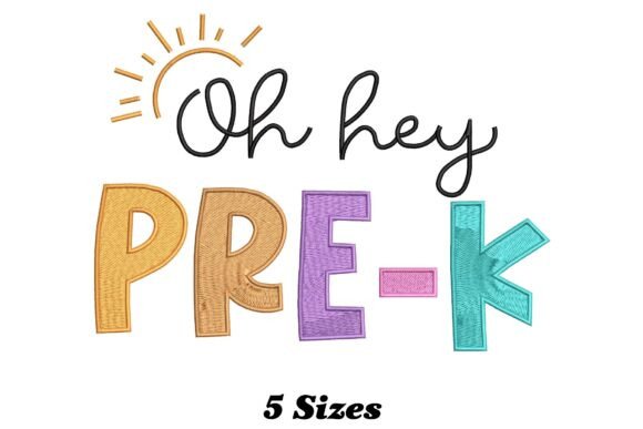Oh Hey Pre-K: Embroidery Design Review