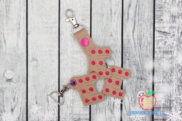 Review: LETTERS E ITH KeyFob Snaptab for Real Embroidery Projects