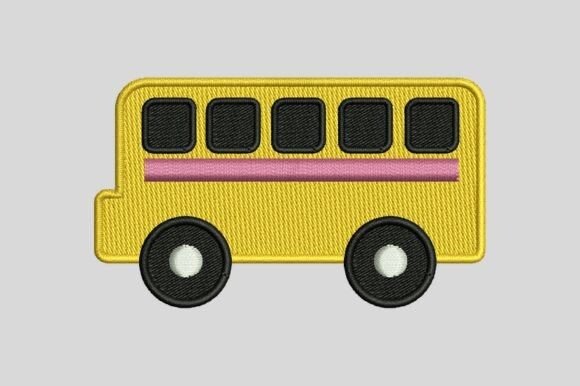 Yellow School Bus Embroidery Design Review